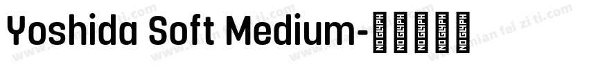 Yoshida Soft Medium字体转换